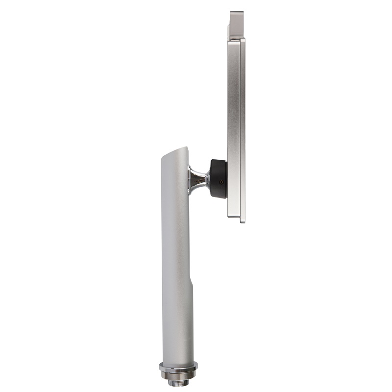 Терминал распознавания лиц. Металлический корпус с экраном 8". Ethernet 100Base-TX, RS-232, Wiegand, релейный выход. До 50 000 лиц. Измерение температуры человека и контроля наличия защитной маски на лице. Крепление на турникет.