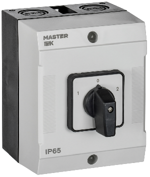 Переключатель кулачковый в боксе стандартная рукоятка 25А сх. 53 MASTER IEK