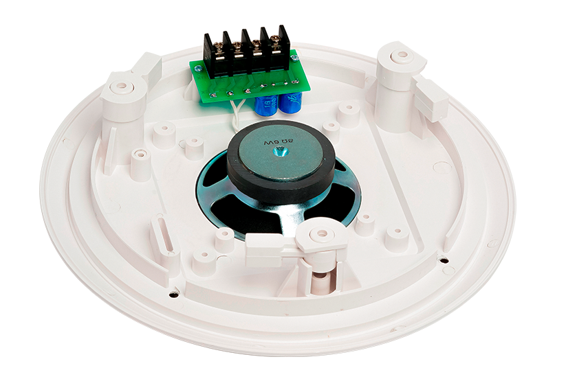 Оповещатель охранно-пожарный речевой потолочный,&nbsp;&nbsp;3Вт, 8Ом, 95дБ, 120-16000Гц, Ø200х60, масса 0,31кг, диапазон раб.темп. -10...+55°С, IP30. Дополнительный вход с разделительным конденсатором.