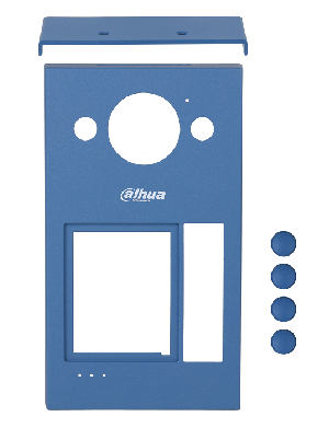 Аксессуар для DHI-VTO3311Q-WP, Корпус, защитный козырёк, накладки на кнопки. Цвет голубой.