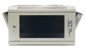 Настенный шкаф 19, 6U, Тип двери: Стеклянная с ударопрочным тонированным стеклом, Высота: 300 мм, Глубина: 400 мм, Ширина: 530 мм, Статическая нагрузка: 90 (стена), 300 (опоры) кг, Цвет: Серый, IP20, Климатическое исполнение: УЗ, 1 полка в комплекте