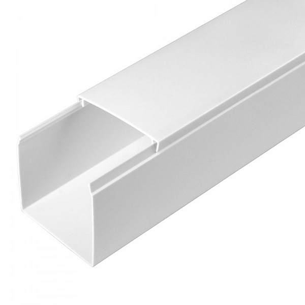 Кабель-канал "Промрукав" белый 2-й замок в п/э 60х60 мм (12 м/уп)