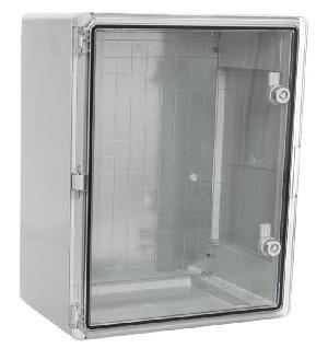 Корпус пластиковый с монтажной панелью ЩМП IP65 прозрачная дверь 500х400х240