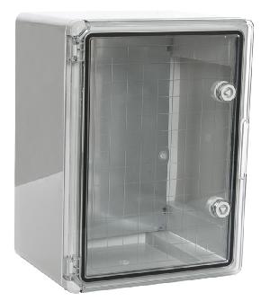 Корпус пластиковый с монтажной панелью ЩМП IP65 прозрачная дверь 400х300х170