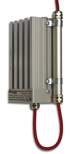 Взрывобезопасный обогреватель, Мощность обогрева 100Вт,&nbsp;&nbsp;2ExmеIIСT5 X,&nbsp;&nbsp;Uпит. 220В ± 10%, IP67