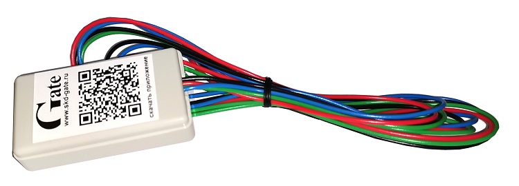 Считыватель BLE брелоков Gate-TX-BLE и кодов моб.приложений Gate-Mobile-Light (iOS, Android), в корпусе. Настройка с моб.приложения. Отключаемый режим «свободные руки» для чтения BLE брелоков. Выход Wiegand26.