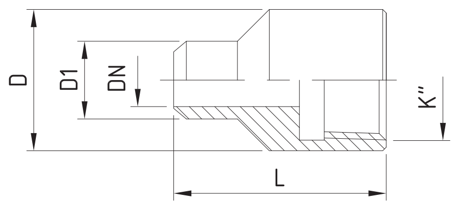      Муфта предназначена для соединения РВД с трубопроводом ГПТ различных диаметров (212063)