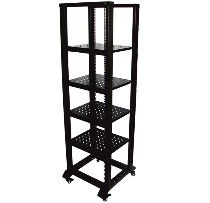 Тромбон-СО-224-1 - Открытая стойка 19" 24U, высота 1177 мм., двухрамная (комплект на 1 прибор:1 полка 470х430мм,  1 фальшпанель, 1 комплект крепежа), 18кг Открытая стойка 19" 24U, высота 1177 мм., двухрамная (комплект на 1 прибор:1 полка 470х430мм,  1 фальшпанель, 1 комплект крепежа), 18кг