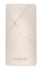 Контроллер + считыватель proximity карт Mifare. Может работать автономно (количество 10000 пользователей) или как внешний считыватель. Расстояние до 3 см. Вых. интерфейс Wiegand 26/Wiegand 34, светодиодная и звуковая индикация, IP68, ABS пластик. 45 - +60⁰С, 9-16В DC, 30 мА, цвет: серый.
