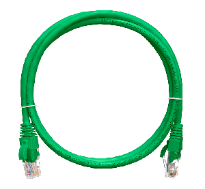 Патч-корд 0,5 метра U/UTP 4 пары, Кат.5е, LSZH, 2хRJ45/8P8C, T568B, Molded, зелёный