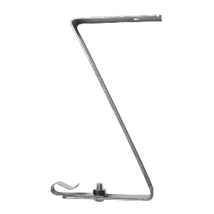 Z-образная стойка для крепления термокабеля с дюбелем, высота 100мм, цена за 10 шт.