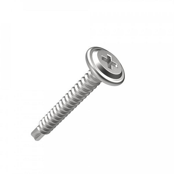 Саморез с прессшайбой сверло усиленный ГОСТ 4,2х25 (100 шт/уп)