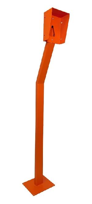 Стойка вызывных устройств Тромбон (с козырьком) - Антивандальная стойка предназначена для установки вызывных устройств. Стойка выполнена из стали с порошковой окраской. 1245х142х310 мм, 5,5 кг, площадка стойки с козырьком Антивандальная стойка предназначена для установки вызывных устройств. Стойка выполнена из стали с порошковой окраской. 1245х142х310 мм, 5,5 кг, площадка стойки с козырьком