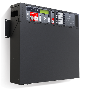 Прибор управления оповещением пожарный, мощность 500 Вт, 10 зон/10 линий оповещения, Подключение к ППКП по АЛС прот. R3,&nbsp;&nbsp;установка на стену'. Доп. функции: вход DAP для ВПУ