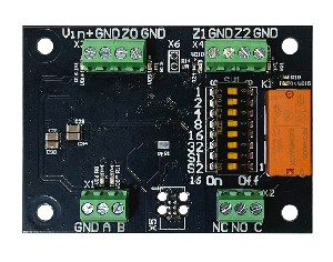 OSDP-модуль с 3 входами и 1 релейным выходом для защищенного управления точкой доступа.