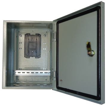 Металлический шкаф для для PSW с установленым оптическим кроссом