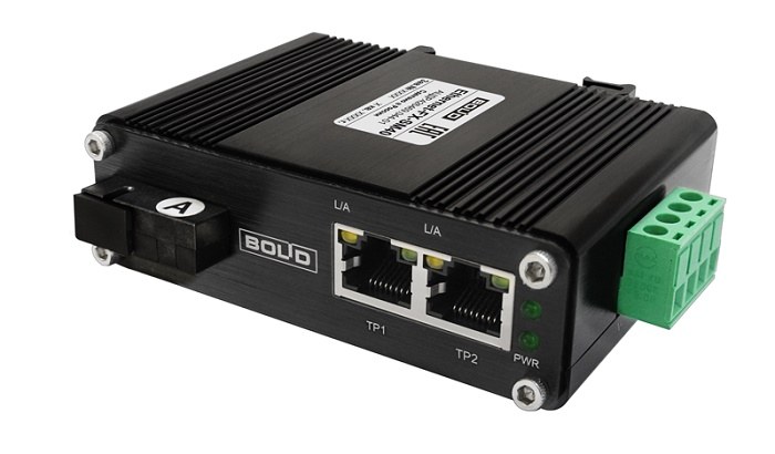 Преобразователь Ethernet 10/100 Мбит/с в оптику. Одномодовое волокно до 40 км. Для обмена данными используются одно волокно. Используется с Ethernet-FX-SM40SB. Питание 5 В, до 0,8 А. От минус 30 до +55°С