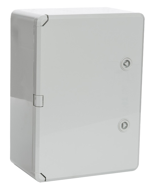 Корпус пластиковый с монтажной панелью ЩМП IP65 серая дверь 350х250х150