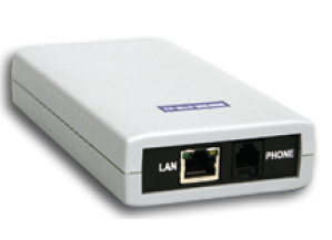 Сетевой телефонный модем для приема информации по телефонной линии. Интерфейс ETHERNET, применение в качестве шлюза PSTN/ETHERNET