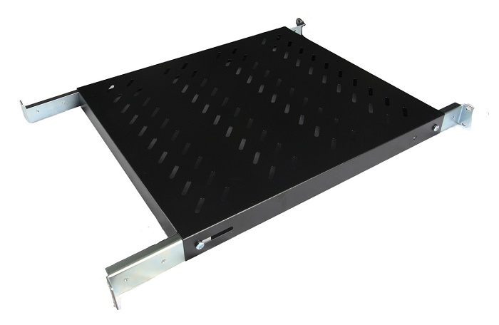 Полка стационар. 19", для шкафов глуб. 1000, 702/902мм, нагрузка 100 кг, чер