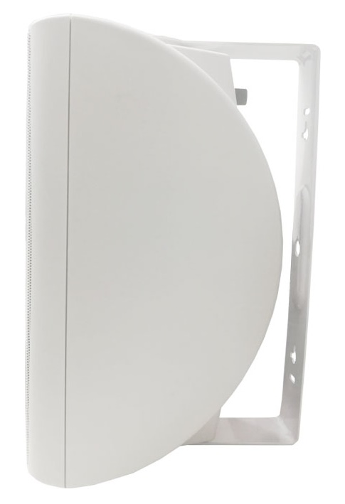 Настенный 2-х полосный громкоговоритель мониторного типа. Мощность 60 Вт/100В Варианты подключения 60Вт-30Вт-15Вт-7,5Вт - 8 Ом, 40-20000Гц, 289х417х255мм, 6,5 кг, цвет белый