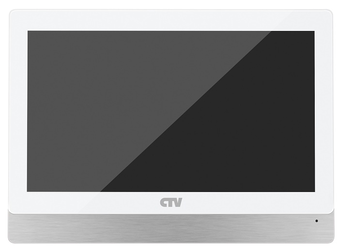 Монитор видеодомофона с технологией Touch Screen для управления работой и параметрами монитора,  IPS 9", 1024х600, до 2 панелей, до 2 видеокамер, SD до 128Gb, поддержка форматов AHD, TVI, CVI и CVBS,  автоответчик,  функция фоторамки и часов, цифровой зумм, металл. корпус, встроенный источник питания