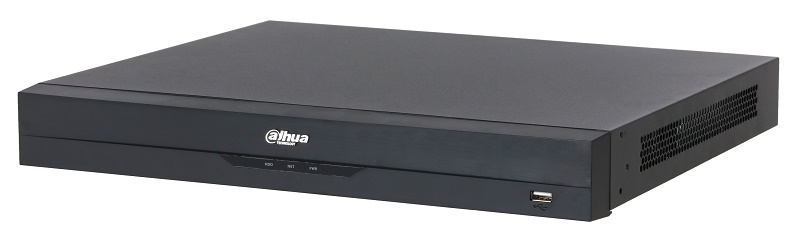 16-канальный IP-видеорегистратор c PoE, 4K, H.265+ и ИИ, Входящий поток до 448Мбит/с; H.265+, H.265, H.264+, H.264, MJPEG; разрешение записи до 32Мп; накопители: 2 SATA III до 20Тбайт; воспроизведение: 16кн@5Mp, 2кн@32Мп; видеовыходы: 1 HDMI (8K), 1 VGA; cеть: 1 RJ45 1000Мбит/с, 8 RJ45 100Мбит/с (PoE/PoE+, до 130Вт, поддержка ePoE); aудиовх/вых: 1/1; тревожные вх./вых.: 4/2; питание: 100~240В(AC); <br />
видеоаналитика: 4кн AcuPick, 4кн детектор лиц и распознавание лиц (12лиц/с), 4кн видео метаданные, 8кн охрана периметра, IVS, 16кн SMD Plus; видеоаналитика с камер: AcuPick, детектор лиц и распознавание лиц, видео метаданные, распознавание номеров ТС, тепловая карта, подсчет людей, интеллектуальный поиск, POS, поддержка тепловизионных (TPC) и мультиматричных камер