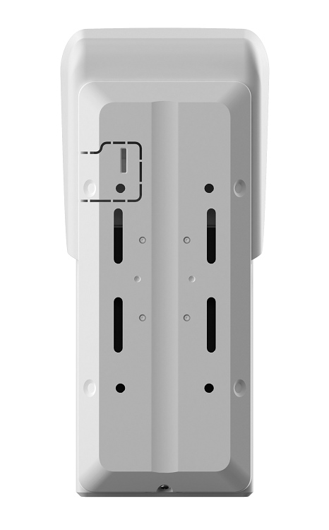 Уличный ИК + СВЧ датчик. Поддерживает установку дополнительного модуля Камеры. Диапазон обнаружения PIR: 15 м/90° (высота установки 1 м). Не реагирует на домашних животных до 40 кг. Мониторинг температуры. Антимаскирование. IP65