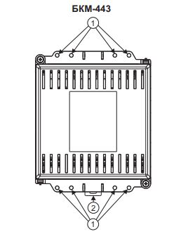 Блок коммутации и питания монитора. Возможность подключения 3-х мониторов VIZIT-M428C, -М442M, -М457М,&nbsp;&nbsp;-М468М, -М71М и УКП. Подключение 3-х БВД