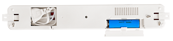 Аварийный светодиодный светильник, Количество SMD - 60 штук, поток 344 люмен, постоянный и непостоянный режим работы (AC/DC), 187-242В, аккумулятор 3,7В / 2200 мАч, защита аккумулятора от глубокого разряда и перезаряда, свечение от аккумулятора до 3 часов, 340х55х30мм , 0,25кг,&nbsp;&nbsp;0…+40, IP41