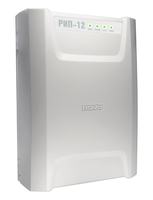 Резервированный источник питания с микропроцессорным управлением, 12 В, 3 А, емкость АБ до 17 Ач. Пластмассовый корпус. 