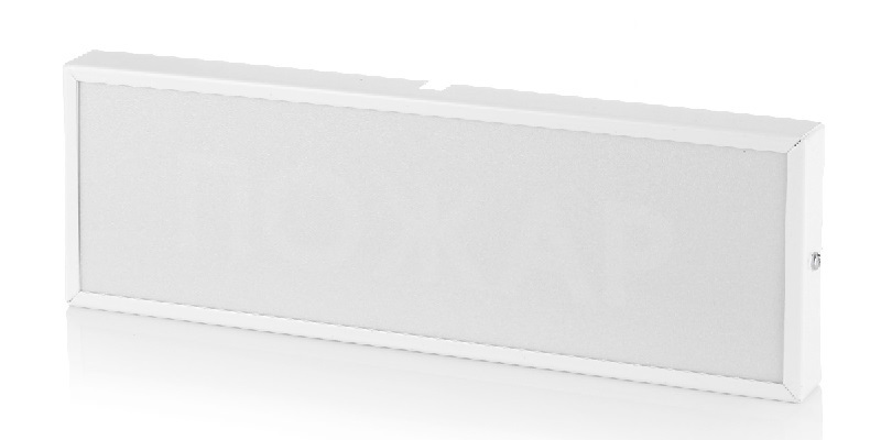 Оповещатель световое табло, скрытая надпись, светодиодный, пластиковая рамка, 12...36 В, IP54, -50...+55°С, 300х100х25 мм.