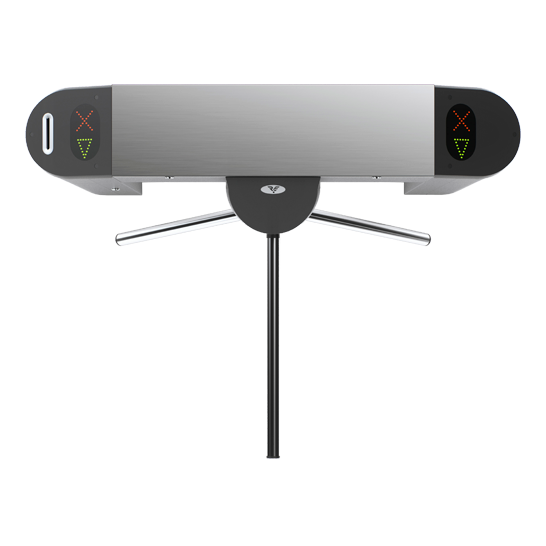 Турникет тумбовый эл./мех для эксплуатации в закрытых помещениях, со встроенным блоком управления,&nbsp;&nbsp;автоматическая функция "антипаники", исполнение нержавеющая сталь (стойка,&nbsp;&nbsp;пульт управления, планки Антипаника)