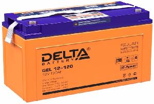 Аккумулятор гелиевый 120 А/ч., 12В, 406х172х228 мм, вес 38.4 кг, GEL series 