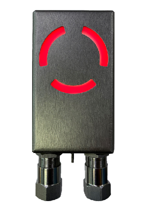 Оповещатель световой для взыровоопасных зон классов "1" и "2", IP68. -60 до +85°C. Цвет свечения красный, три режима свечения. Корпус Нержавеющая сталь, 12-36 VDC/12-28 VAC.