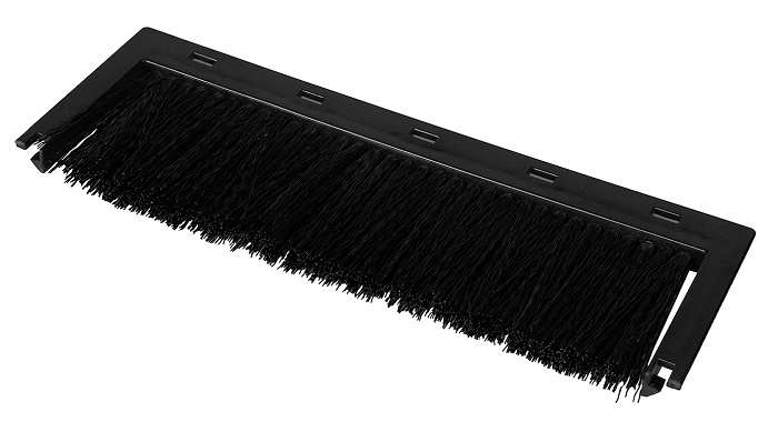 Ввод щеточный для настенных шкафов, новая линейка, черный