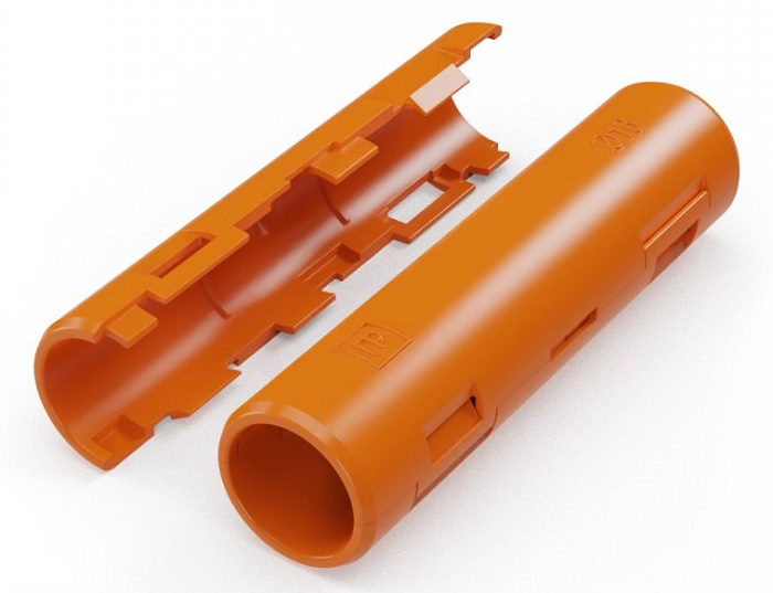 Муфта разборная d16 мм оранжевая (10шт/уп)
