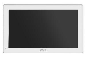 Монитор видеодомофона 10", 1024х600, Touch Screen, до 2 панелей, до 1 видеокамер, SD до 32Gb, поддержка форматов AHD, TVI, CVI и CVBS с разрешением 1080p/720p/960H, встроенный модуль Wi-Fi, поддержка P2P,  моб устройств с ОС Android, iOS. ПО CTV HOME, видеоархив в "облаке", автоответчик, встроенный источник питания