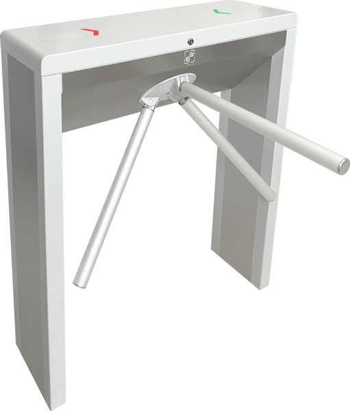 Тумбовый турникет с автоматической «Антипаникой», Комплектация: Тумбовый корпус, Контроллер «CBU-240», Блок оптических датчиков, БЕЗ ПЛАНОК