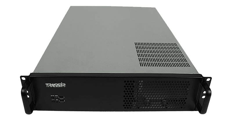 Сетевой видеорегистратор для IP-видеокамер под управлением TRASSIR OS (Linux) Оборудован видеовыходами HDMI, DisplayPort и D-SUB, двумя RJ-45 