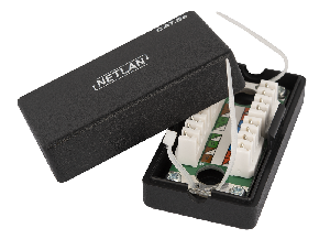 Кабельный соединитель IDC-IDC, Кат.5e, 100МГц, 110/KRONE, T568A/B, неэкранированный, белый