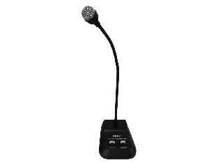 Микрофон настольный с подставкой, динамический, на гибкой стойке, с кнопкой "ВКЛ/ВЫКЛ"