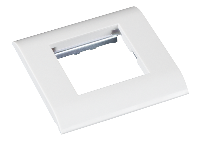 EC-FPM-1-WT-10 - Настенная лицевая панель, под 1 вставку Mosaic, 45x45, с подрамником, белая, уп-ка 10 шт. Настенная лицевая панель, под 1 вставку Mosaic, 45x45, с подрамником, белая, уп-ка 10 шт.