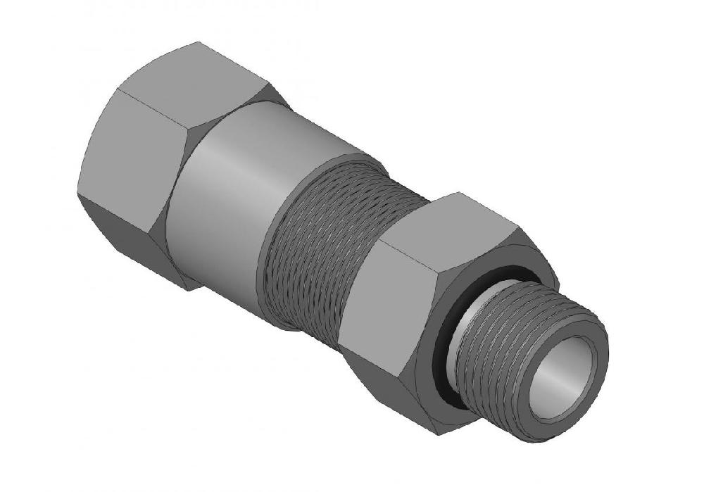 Кабельный ввод с резьбой М20х1,5 мм для открытой прокладки кабеля с проходным диаметром d=8-12 мм
