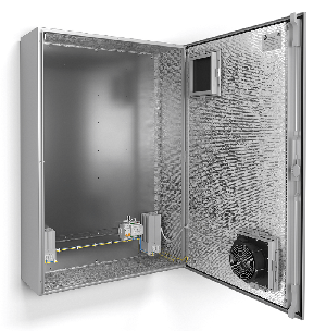 Термошкаф с обогревом и вентиляцией -50°C до +50°C.&nbsp;&nbsp;Класс защиты IP 55. Потребляемая мощность 318 Вт. Uпит. 220В. Максимальная мощность тепловых потерь устанавливаемой в шкаф аппаратуры 436 Вт. 800x1200x300мм.