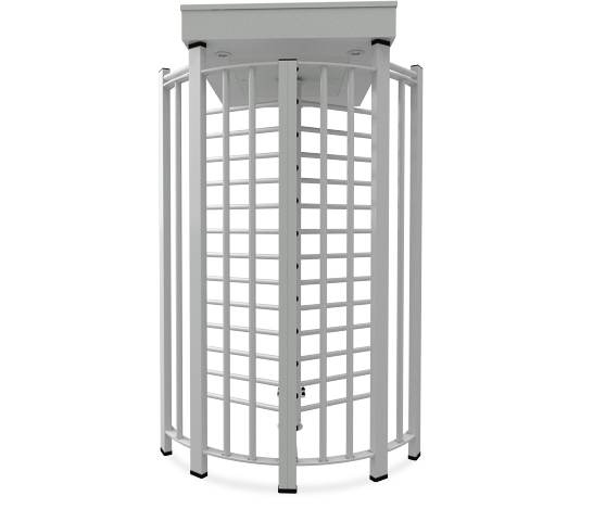 Моторизованный полноростовой турникет гибрид (ротор из нержавеющей стали, корпус порошковая краска)