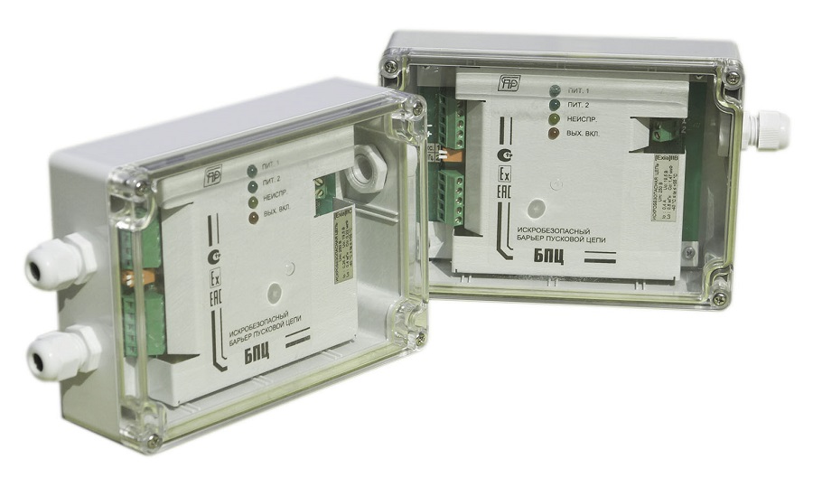 Контроль и управление исполнительными устройствами, установленными во взрывоопасной зоне с&nbsp;&nbsp;категорией взрывоопасной смеси IIA, IIB; [Exiа]IIВ
