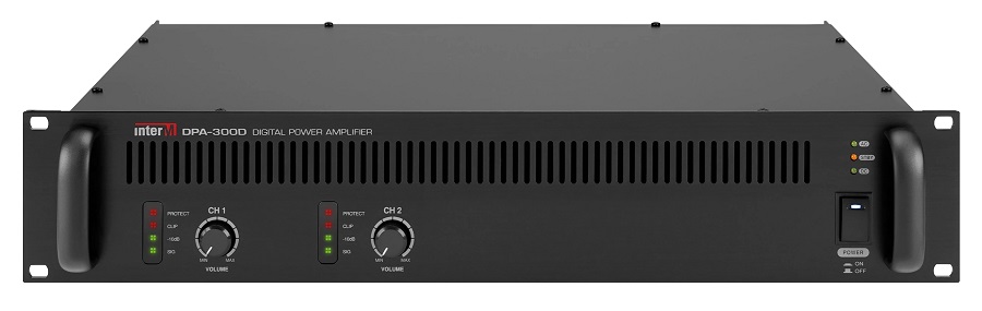 Двухканальный трансляционный цифровой усилитель мощности, 2х300 Вт