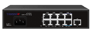 Неуправляемый Fast Ethernet РоЕ-коммутатор оснащен восемью РоЕ-портами RJ-45 и 1 uplink-портом 10/100 Мбит/с. Дальность передачи PoE 250 метров. Стандарты PoE     IEEE802.3af, IEEE802.3at, IEEE802.3bt. 7 и 8 порты коммутатора поддерживают технологию Hi-PoE. Максимальная потребляемя мощность 65ВТ, Молниезащита. -30...+60ºС. 189.5x139.5x42 мм