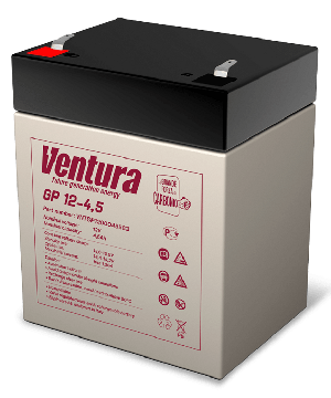 Аккумулятор 4,5 А/ч., 12В, 90х70х107 мм, вес 1,46 кг